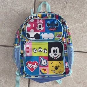 Disney Kids Backpack - Blue and Multicolor Delight